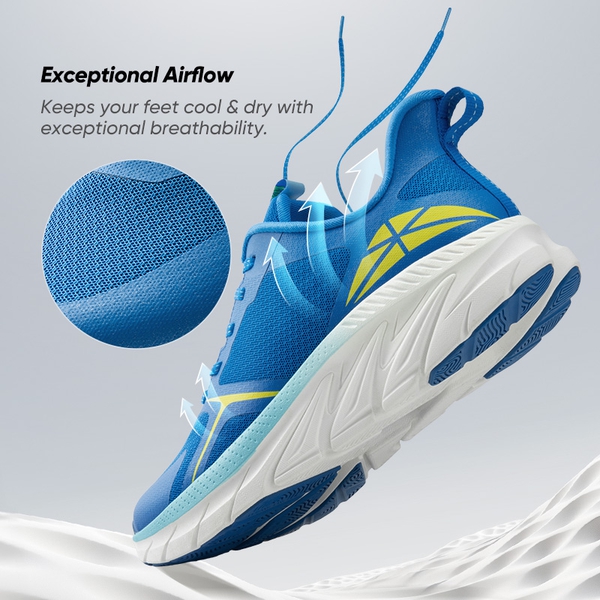 [ALLSWIFIT 1.0] Men's Comfortable Athleisure Sneakers - ROYAL BLUE/WHITE - 4